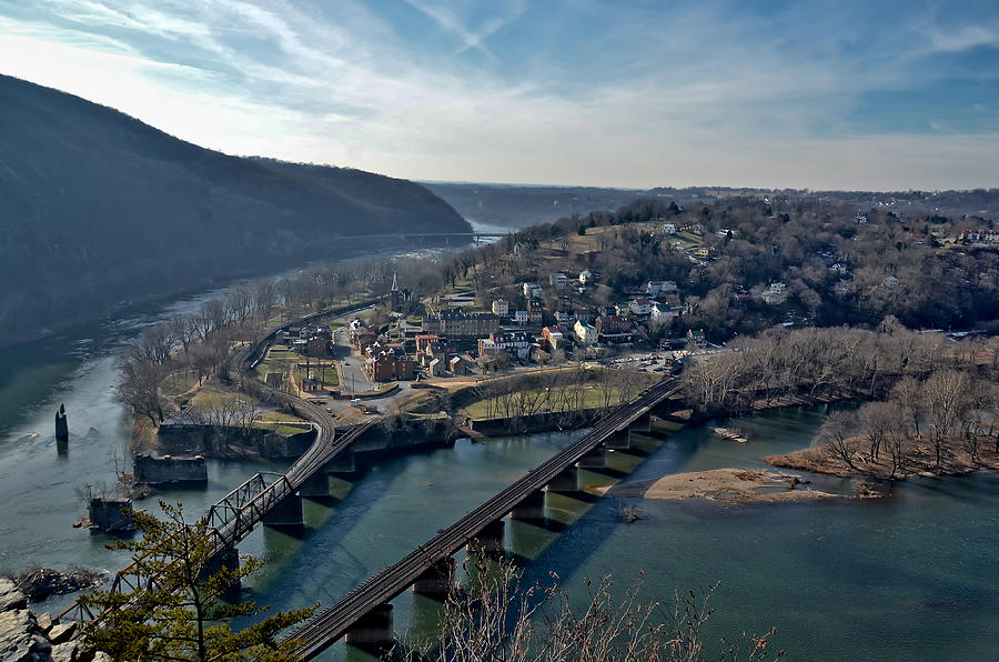 Harper's Ferry Bridges Photograph by DH Leonard - Fine Art America