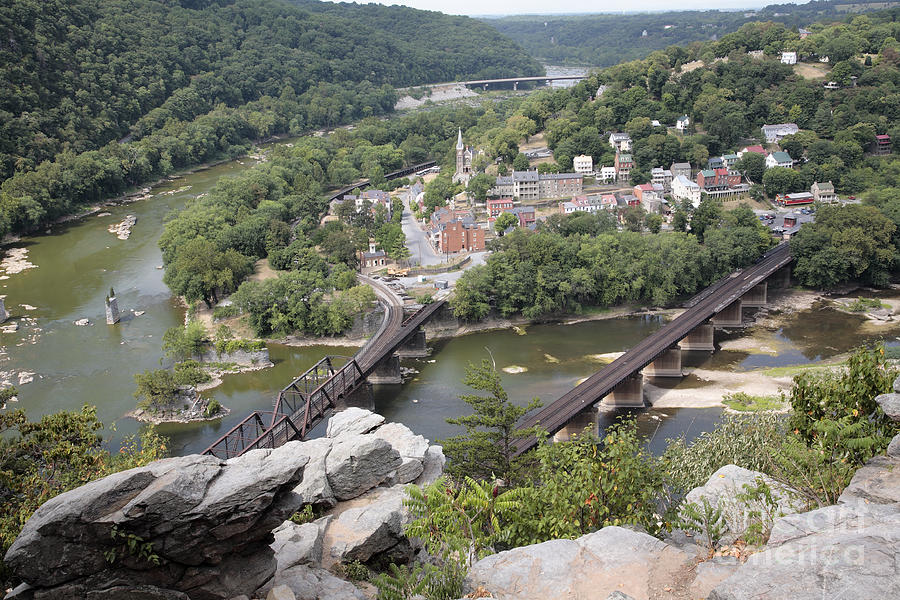 Harpers Ferry Viewed from Maryland Heights Photograph by William Kuta