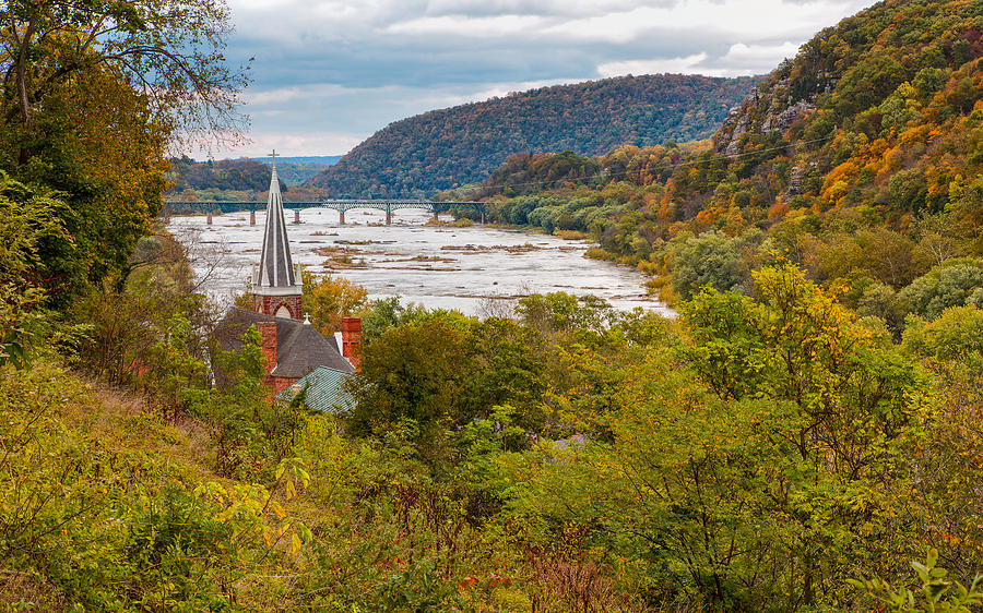 Harpers Ferry Vista Photograph by John M Bailey