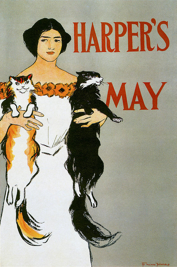 Harpers May Photograph by Edward Penfield