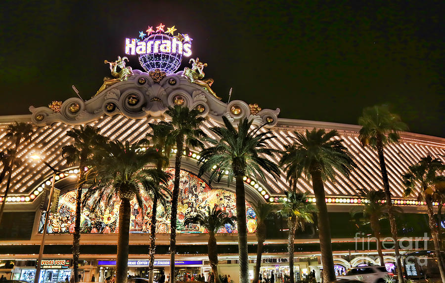 Harrahs Las Vegas Photograph by Chuck Kuhn