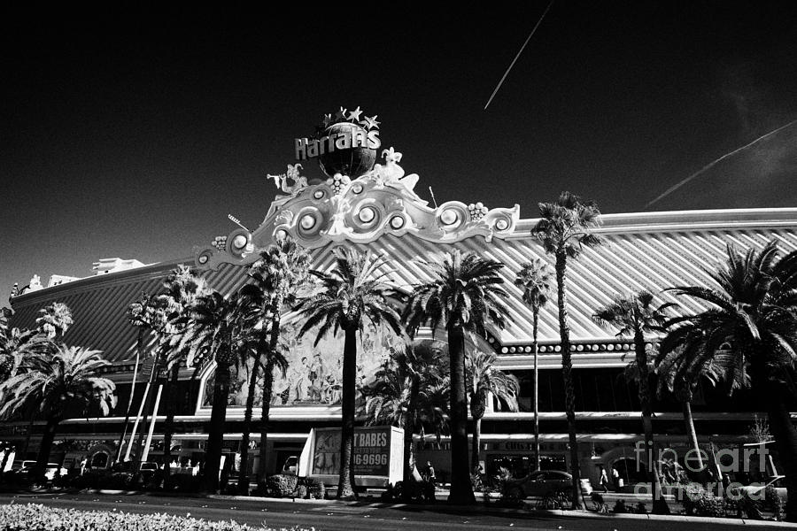Las Vegas Photograph - Harrahs resort and casino Las Vegas Nevada USA by Joe Fox