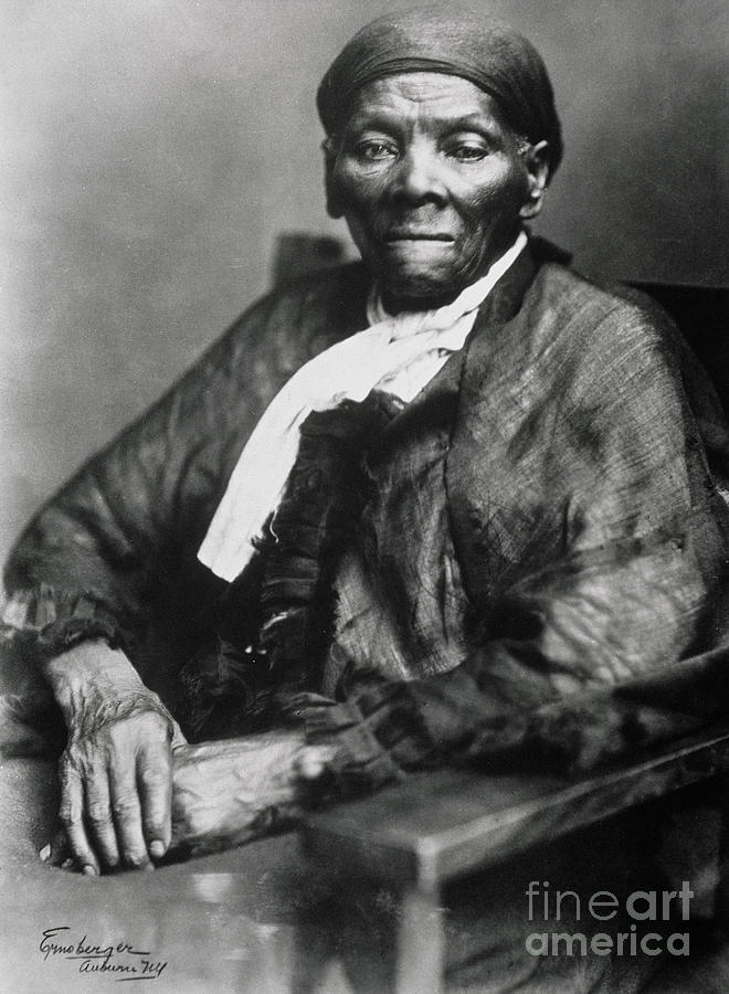 Black And White Photograph - Harriet Tubman  by American School