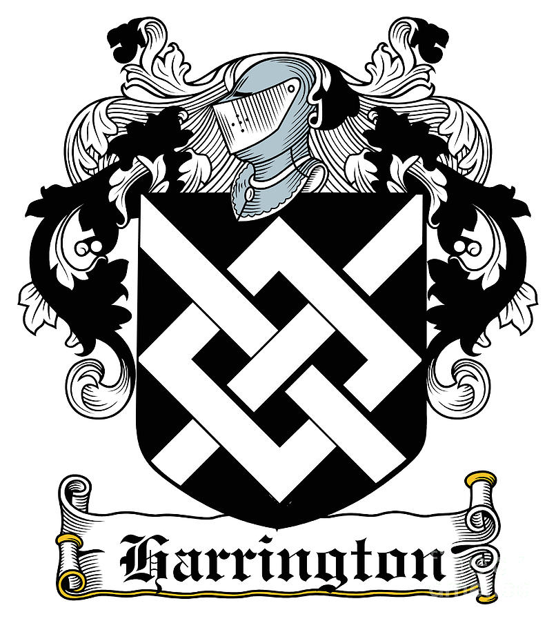 Harrington Coat Of Arms Irish Digital Art By Heraldry Fine Art America