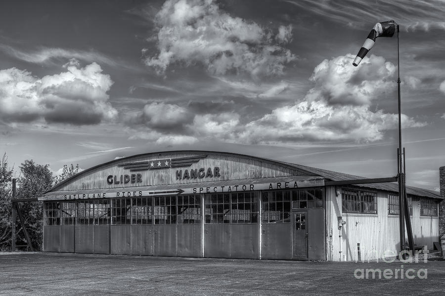 Airport Photograph - Harris Hill Glider Hangar II by Clarence Holmes