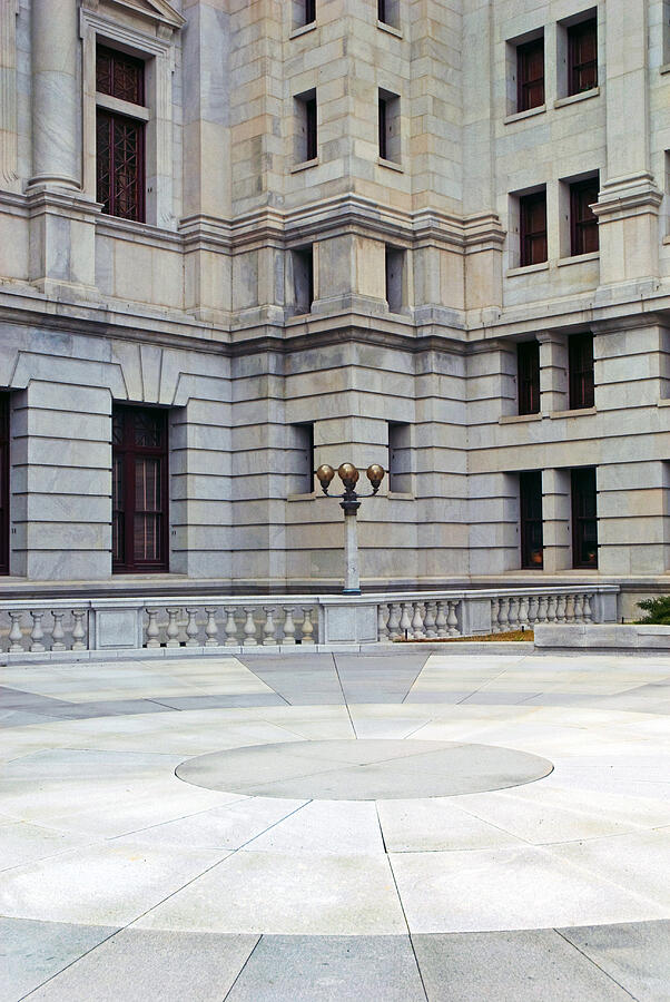 Architecture Photograph - Harrisburg Capital Courtyard by Paul W Faust -  Impressions of Light