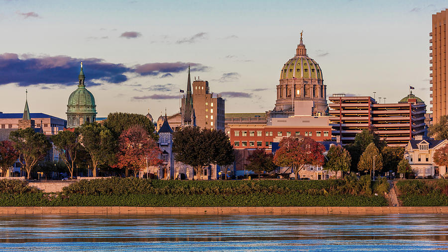 Harrisburg, Pennsylvania, City Skyline Photograph by Panoramic Images 