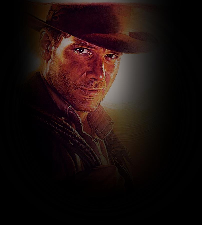 Indiana Jones Photograph - Harrison Ford as Indiana Jones by Movie Poster Prints