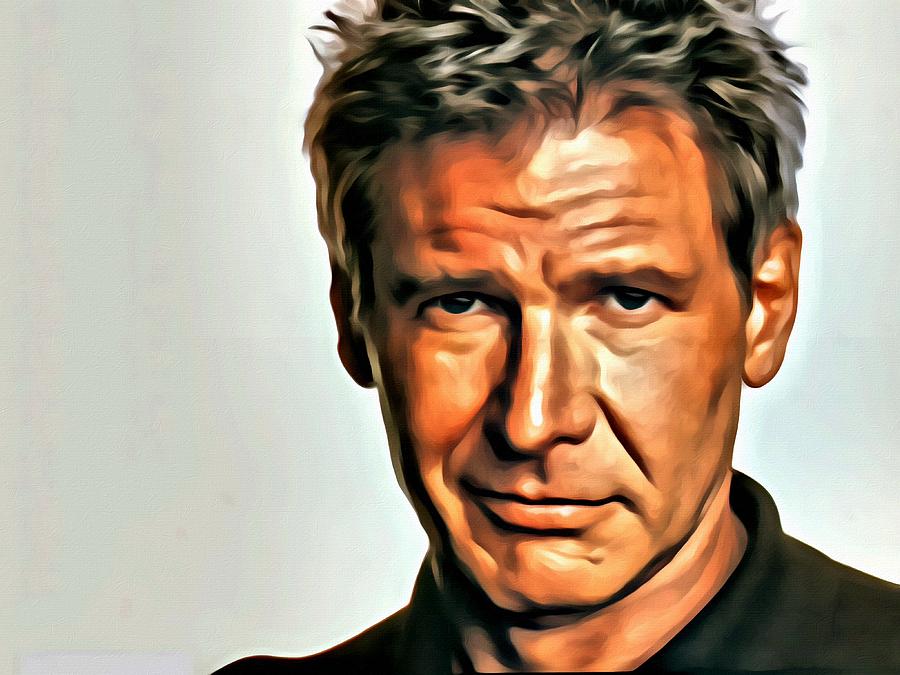 Harrison Ford Painting by Florian Rodarte