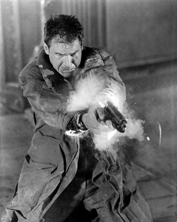 Harrison Ford in Blade Runner  Photograph by Silver Screen