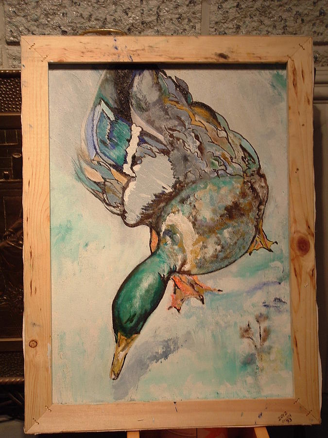 Bird Painting - Harry by Greta Redzko
