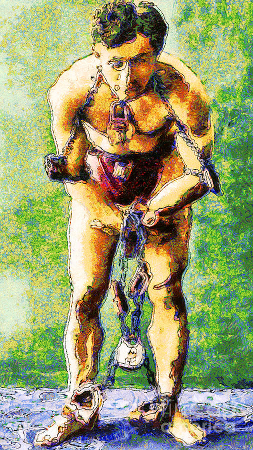 Harry Houdini Inspired By Van Gogh 20140921 Photograph by Wingsdomain Art and Photography