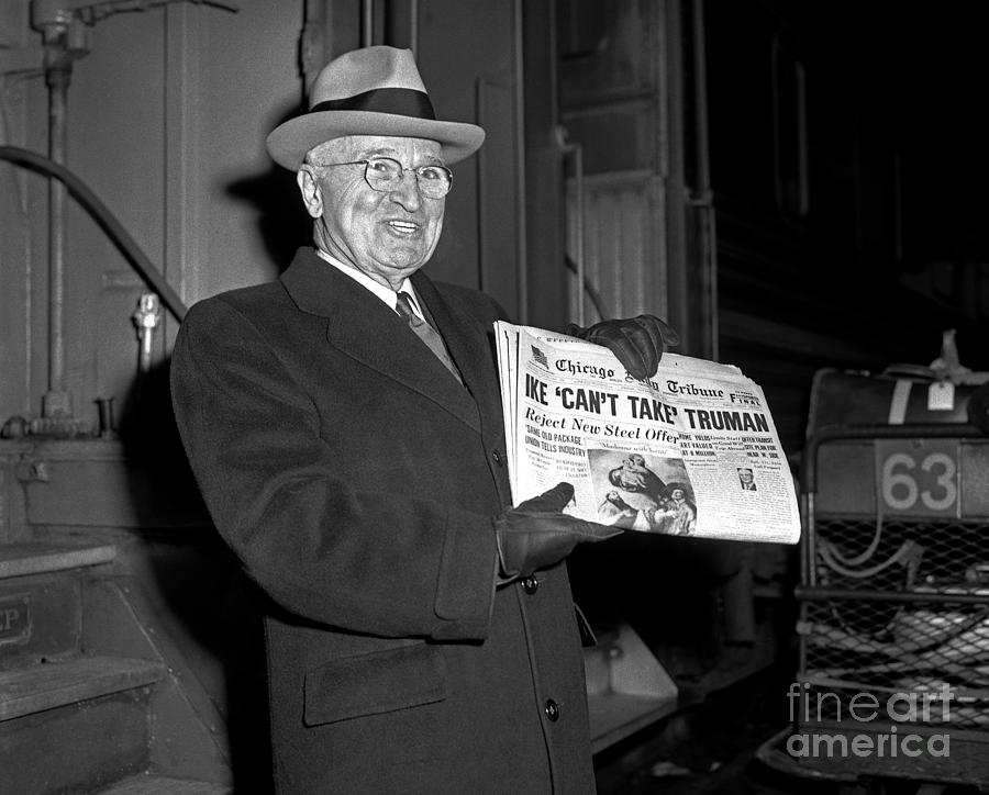 Harry Truman 1959 Photograph by Martin Konopacki Restoration