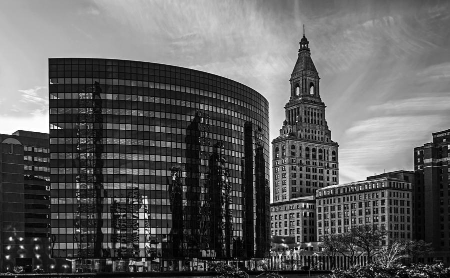 Hartford Insurance City Skyline Photograph by Phil Cardamone