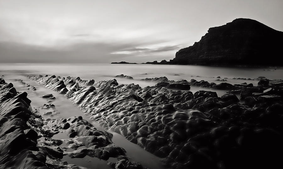 Beach Photograph - Hartland Twilight by Pete Hemington