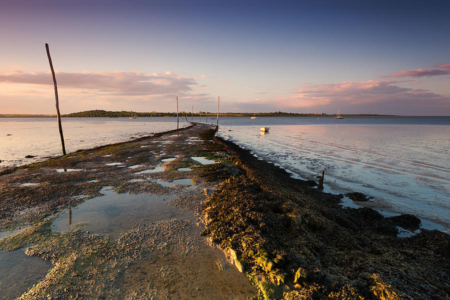 Sunset Photograph - Harty Ferry by Ian Hufton