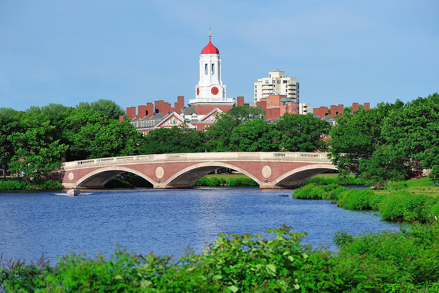 Harvard University campus in Boston Photograph by Songquan Deng