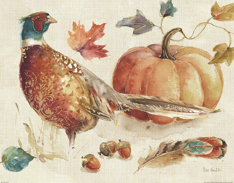 Fall Painting - Harvest Moment I by Lisa Audit