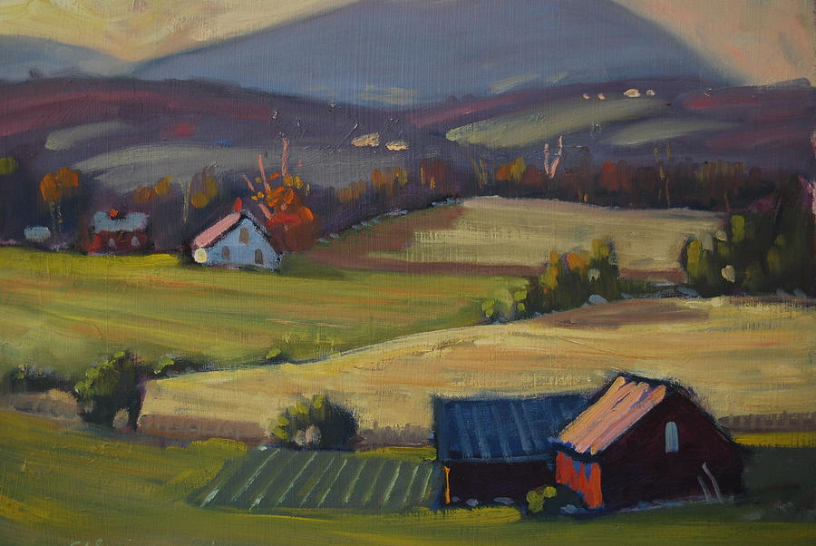 Harvest Patterns Painting by Len Stomski
