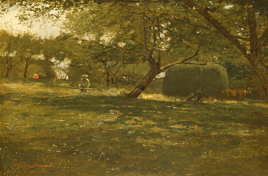 Harvest Scene Painting by Winslow Homer