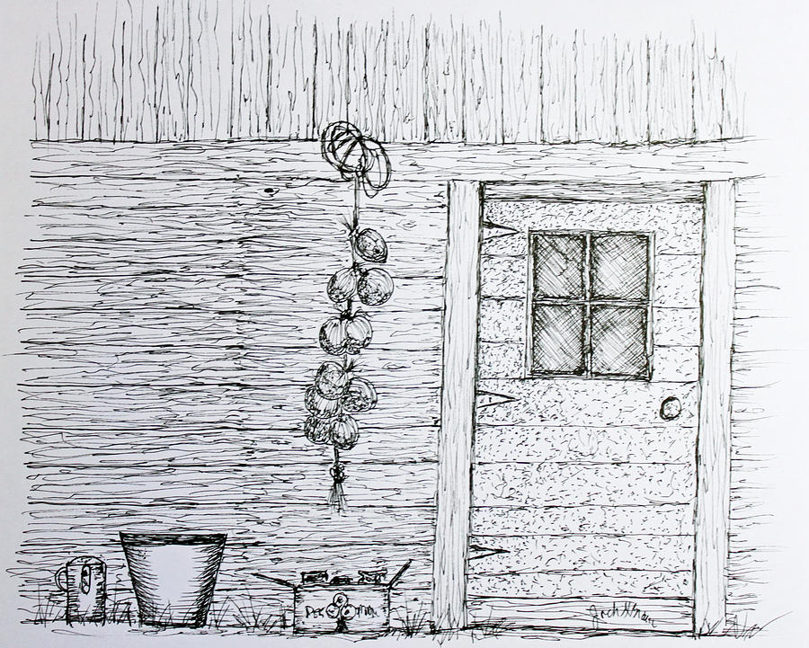Harvest Shed Drawing