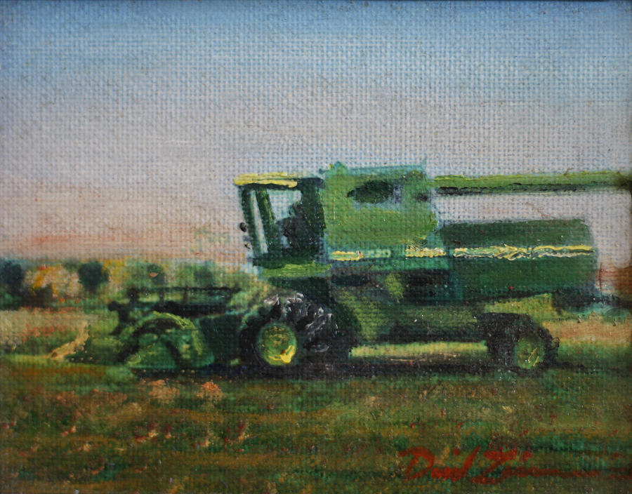 Harvest Time Painting by David Zimmerman