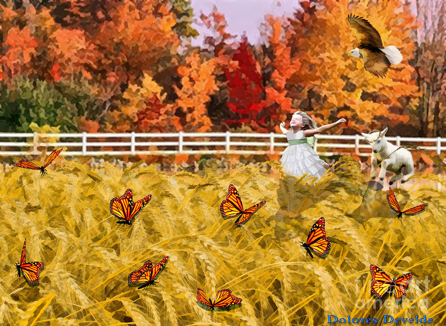 Harvest Time Digital Art by Dolores Develde