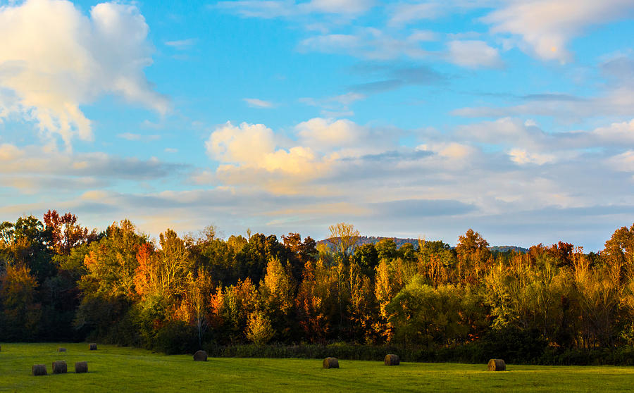 Fall Photograph - Harvest Time On The Farm by Parker Cunningham