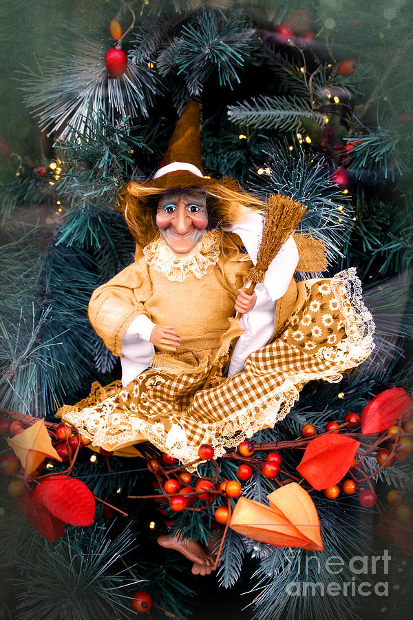 Halloween Photograph - Harvest Witch by Terri Waters