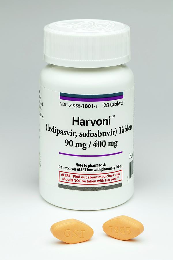 Still Life Photograph - Harvoni Hepatitis C Drug by George Post