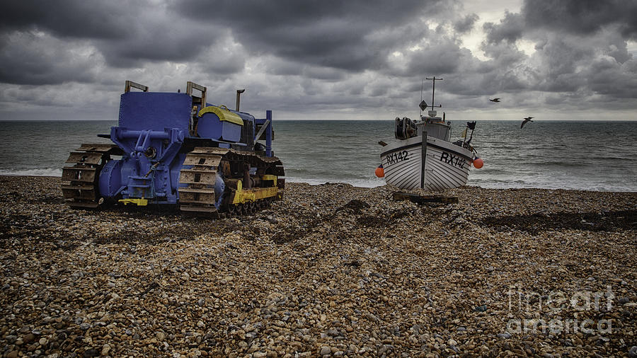 Pebbles Photograph - Hastings Beach by Nigel Jones
