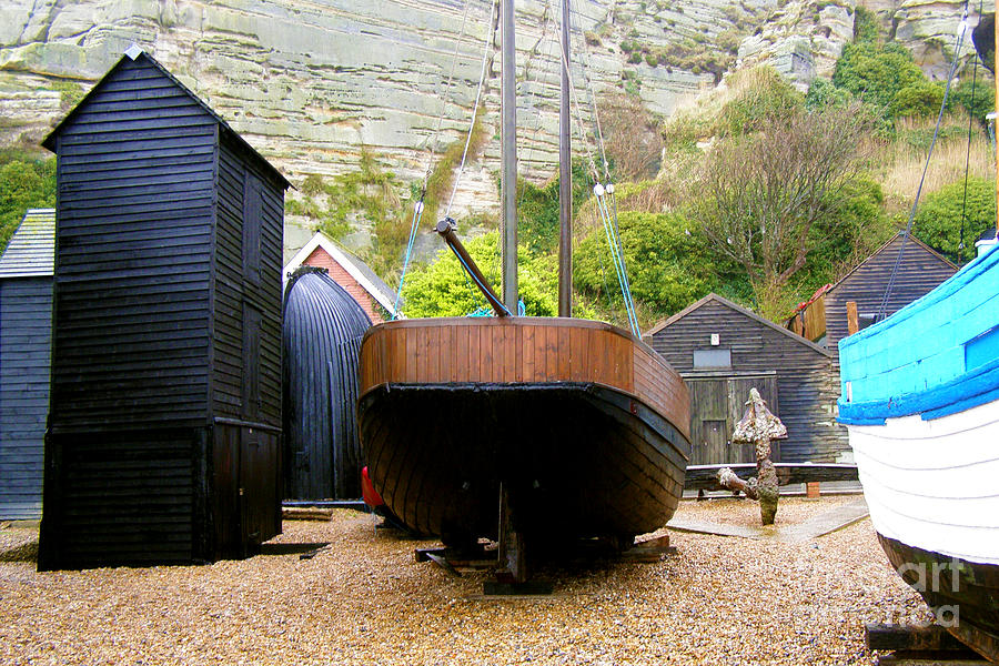 Hastings Stade Net Sheds Photograph by Terri Waters