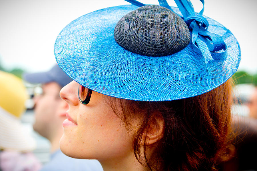 Hat from the side at Churchill Downs  Photograph by John McGraw