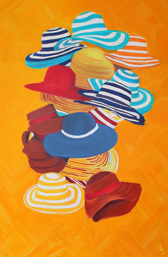 Hats Off Painting by Deborah Boyd