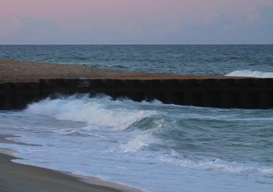 Beach Photograph - Hatteras Groin 5 by Cathy Lindsey