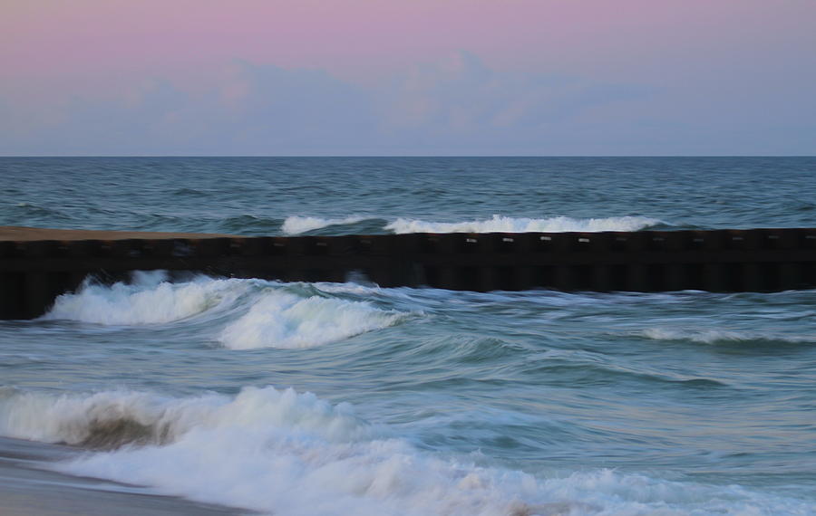 Beach Photograph - Hatteras Groin 6 by Cathy Lindsey