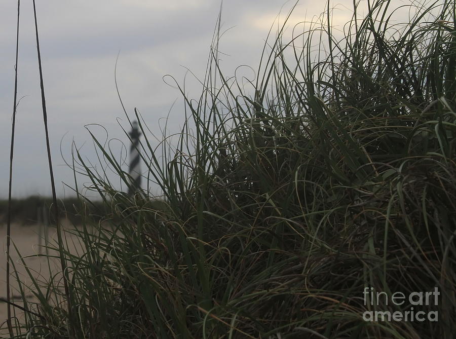 Lighthouse Photograph - Hatteras Behind the Dunes 3 by Cathy Lindsey