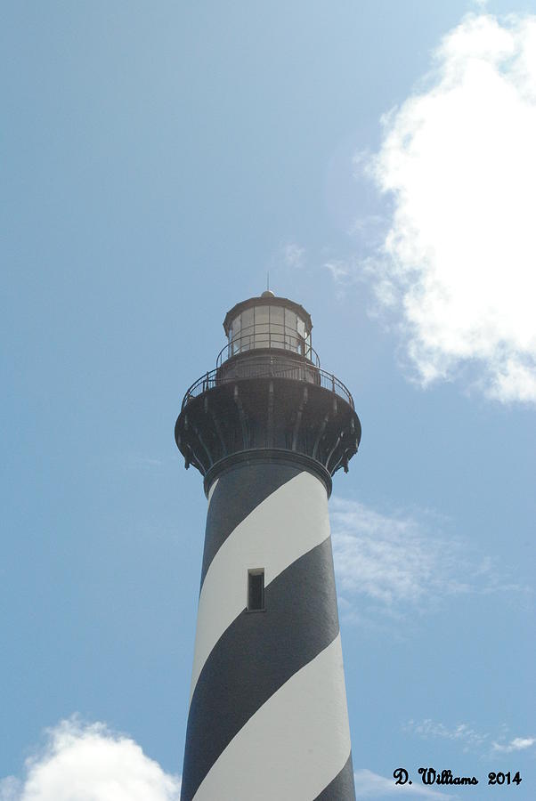 Hatteras Lighthouse in the Sky Photograph by Dan Williams