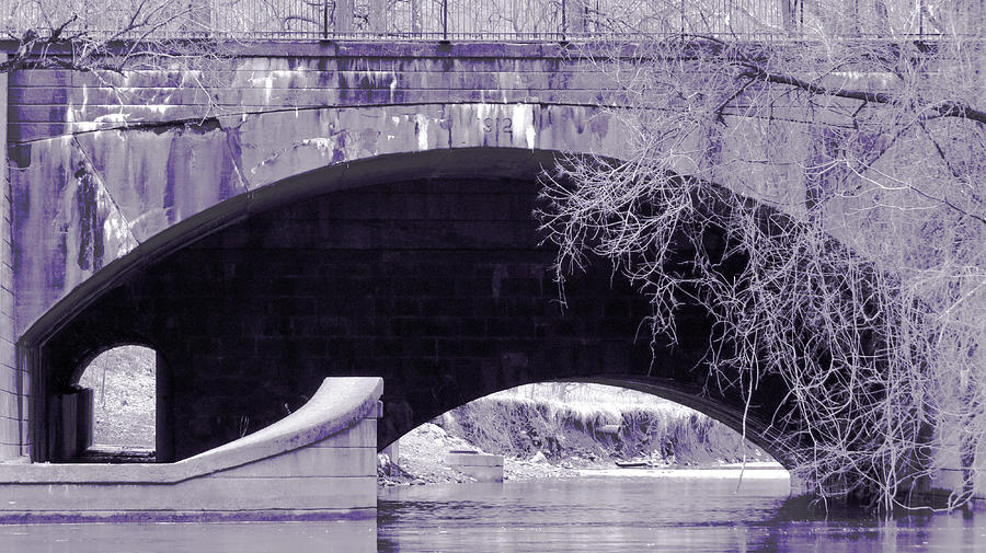 Haunted   Bridges  Photograph by Art Dingo
