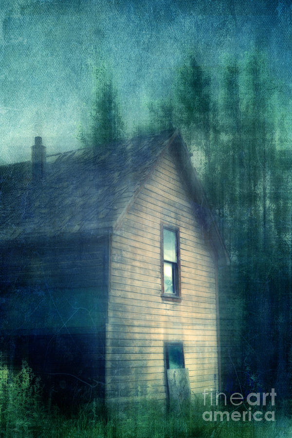 House Photograph - Haunted by the past by Priska Wettstein