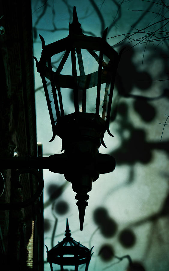 Street Lamp Photograph - Haunted by You by Sharon Kalstek-Coty
