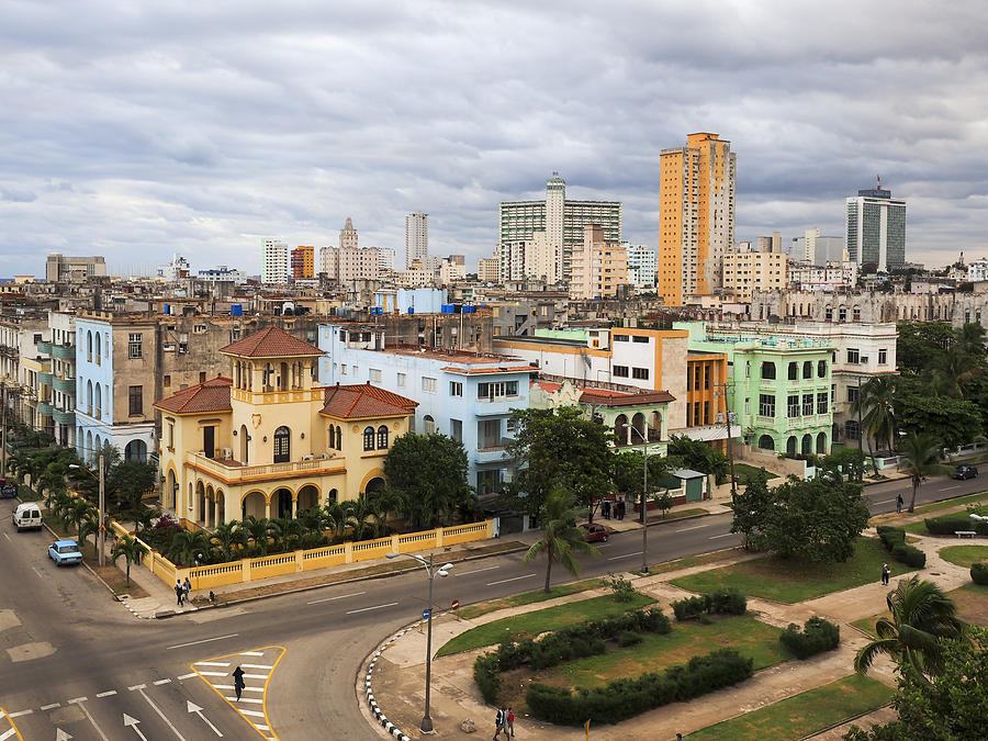 Havana City Overview Image Art By Jo Ann Tomaselli Photograph by Jo Ann Tomaselli