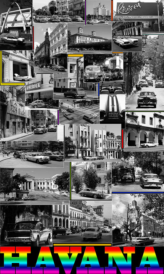 Havana Montage 3 Photograph by Andrew Fare