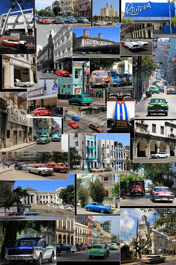 Havana Montage Photograph by Andrew Fare