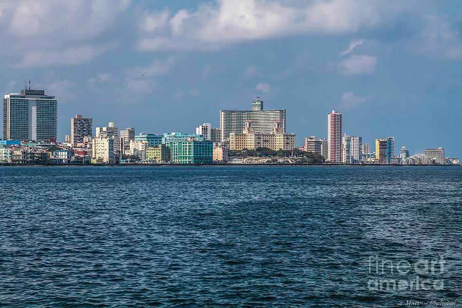 Havana skyline - Cuba Photograph by Evelio Matos | Fine Art America