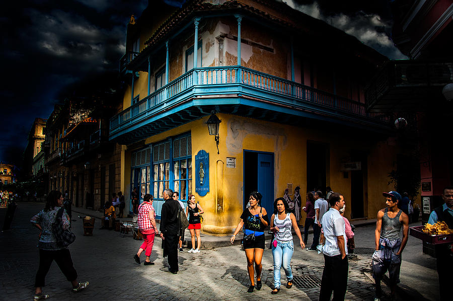 Havana Street Corner Photograph by Patrick Boening