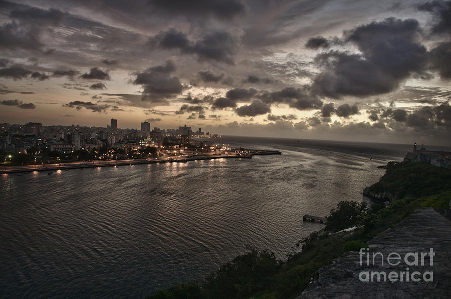 Havana Sunset Photograph by Jose Rey