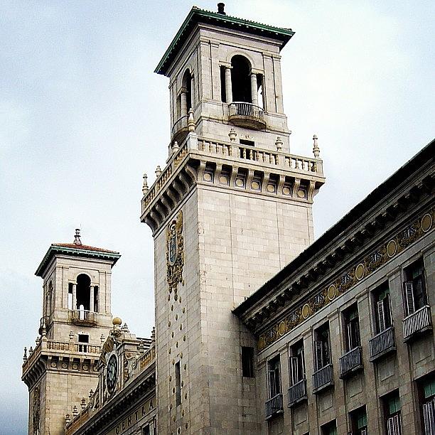Architecture Photograph - Havanas Central Railway Station Bldg by Joel Lopez