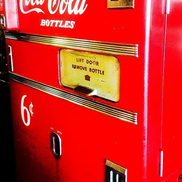 Instagram Photograph - Have A Coke And A Smile!! #iphone5 by Scott Pellegrin