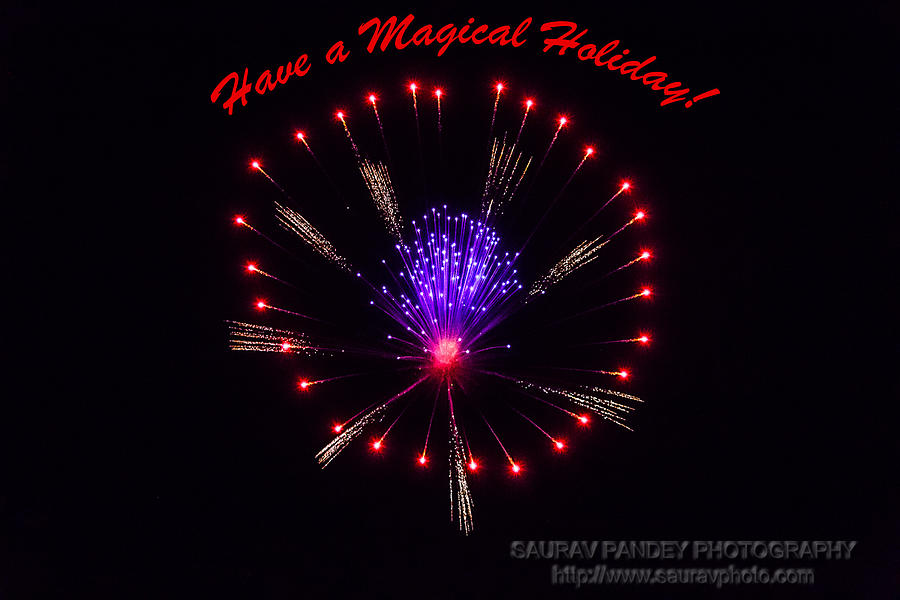 Have a Magical Holiday Photograph by SAURAVphoto Online Store